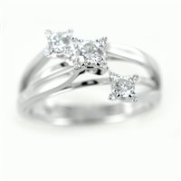 Ring Salvini Woman Luminosa in White Gold Diamante 0.47 Ct 20072933-12 - 20072933-14